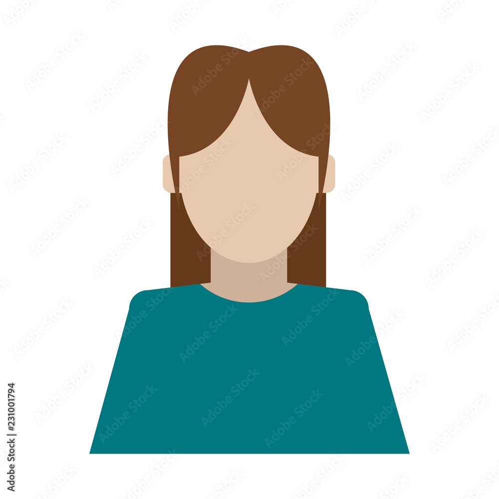 Woman faceless avatar Woman faceless avatar
