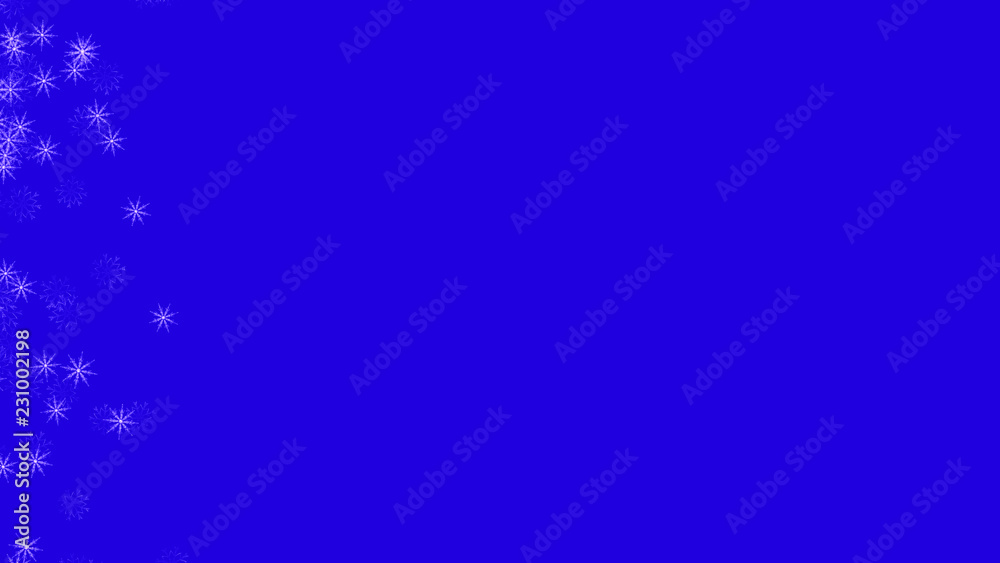 Abstract background with a variety of colorful snowflakes. Big and small. Abstract background with a variety of colorful snowflakes. Big and small.