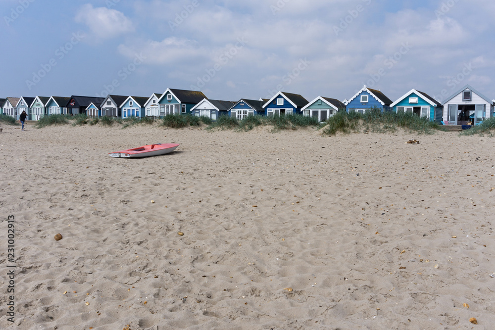 Charming Mudeford, fishing village in Christchurch, Dorset, England, Europe Charming Mudeford, fishing village in Christchurch, Dorset, England, Europe