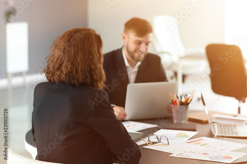 Meeting of business team wo...