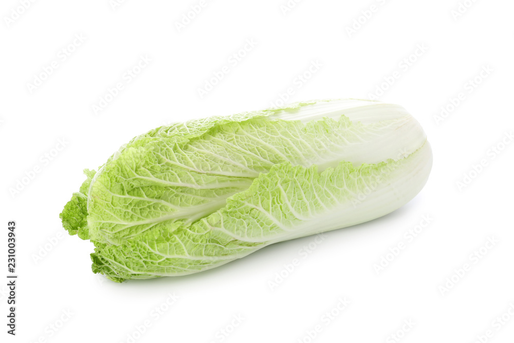 Fresh cabbage on white background Fresh cabbage on white background