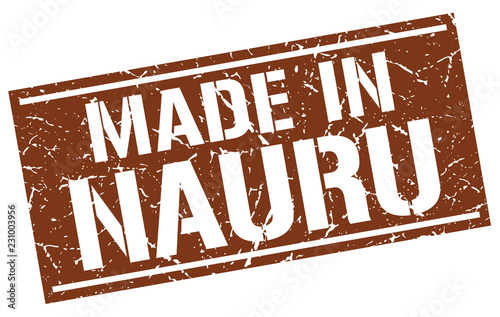made in Nauru stamp