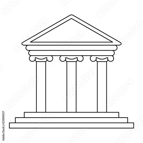 Justice and law black and white