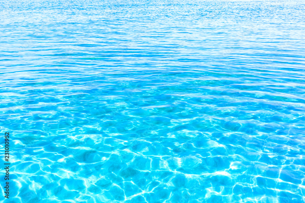 Obraz premium Blue ripple water surface background