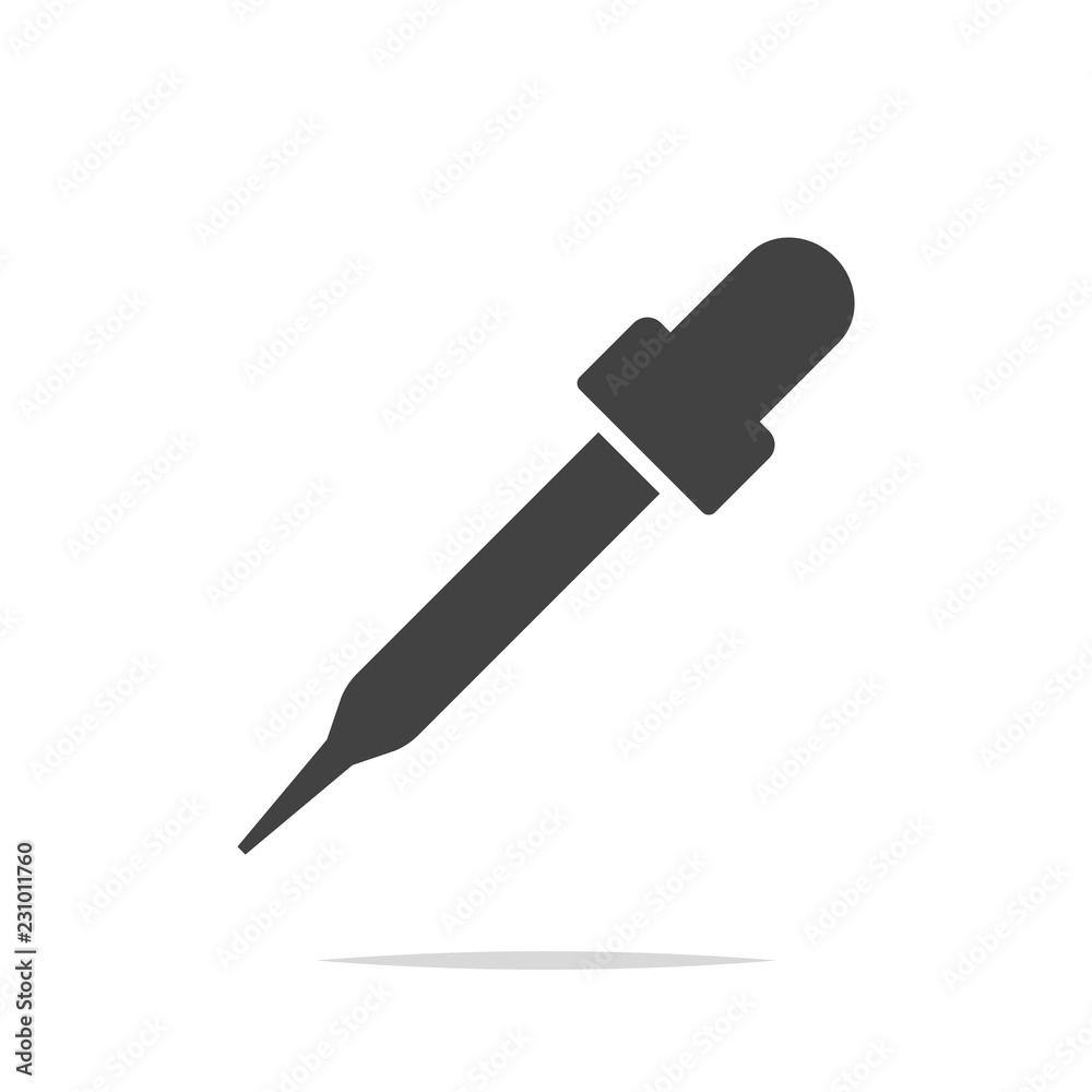 Pipette dropper icon vector Pipette dropper icon vector