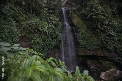 Small Coban Talun waterfall in Batu, Indonesia