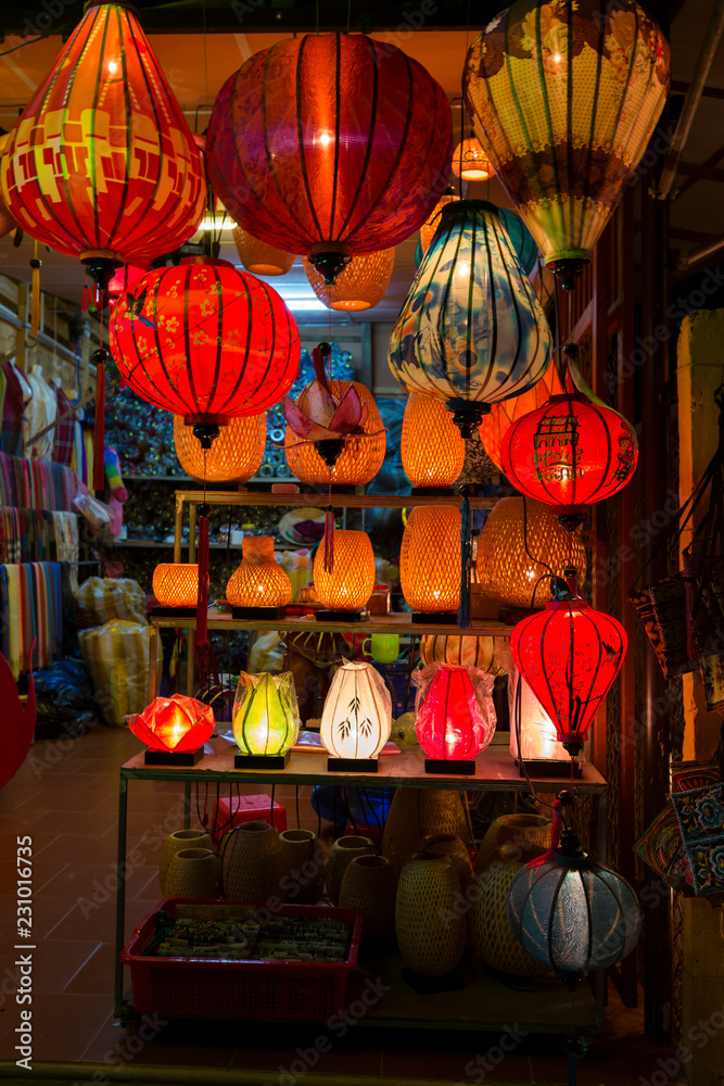 Asia lantern in Hoi An ancient town, Vietnam ( High quality images)