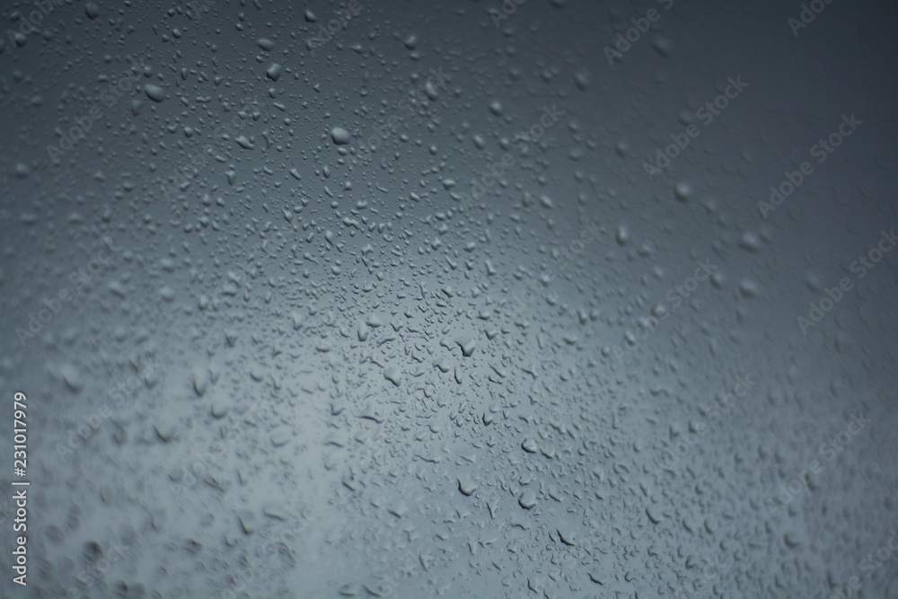 drops of rain on the glass. soft focus drops of rain on the glass. soft focus