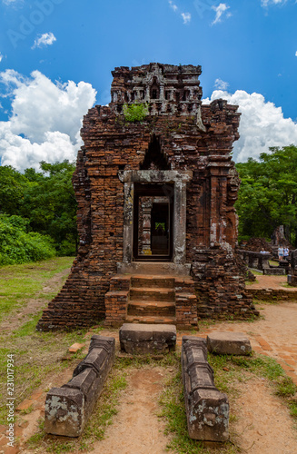  Remainder of the temples in MySon Sanctuary, near Hoi An ancient town, VietNam