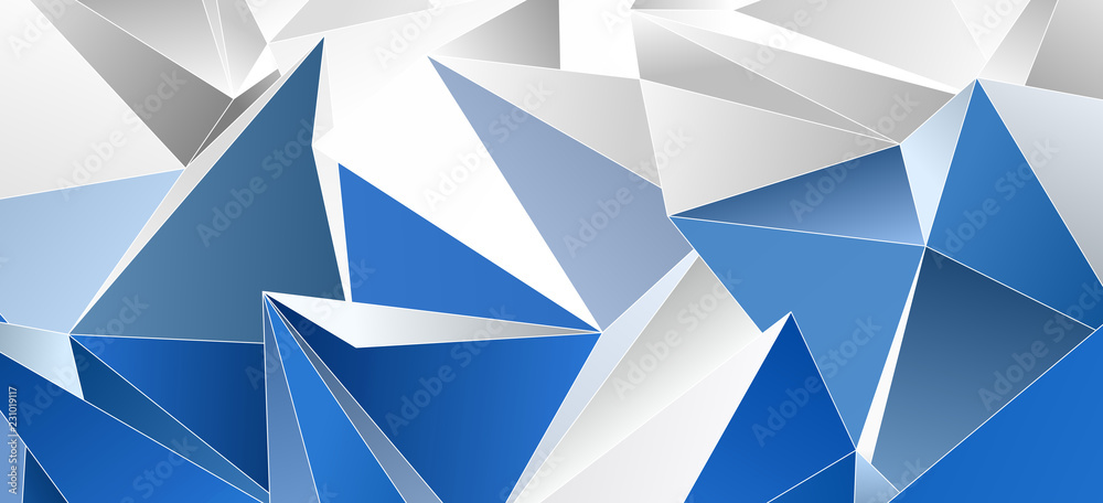 Triangular 3d, modern background Triangular 3d, modern background