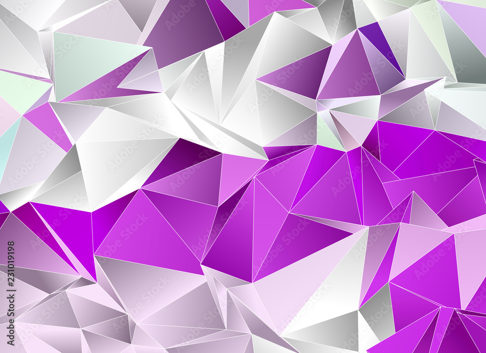 Abstract Low-Poly triangular modern background Abstract Low-Poly triangular modern background