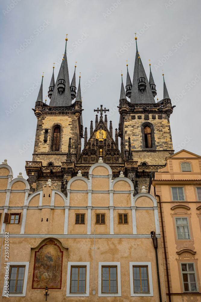 Église de Notre-Dame-de-Týn Place de la Vieille-Ville de Prague