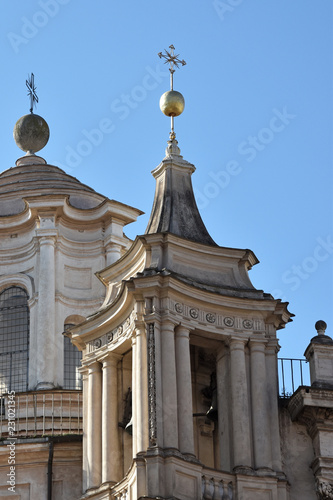 The church of San Carlo alle Quattro Fontane  church of Rome  by Francesco Borromini