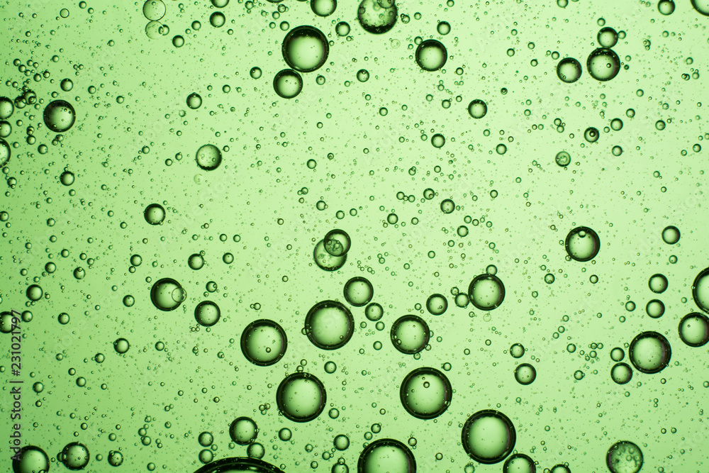 light green bubbles