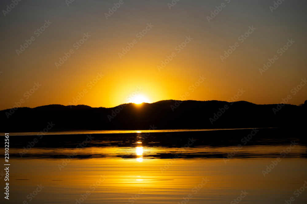 Sunset at Lake Kununurra