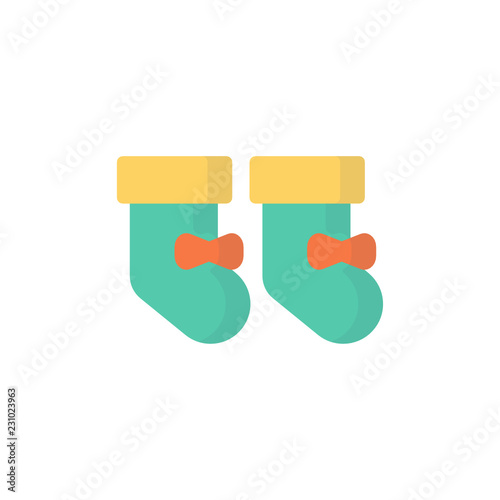 bootees flat icon