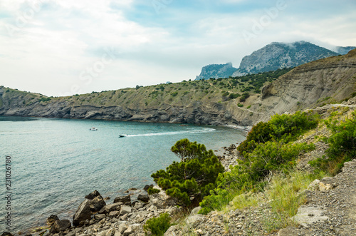 Black Sea and Mountains, Cape Kapchik, New World, Crimea © KURLIN_CAfE