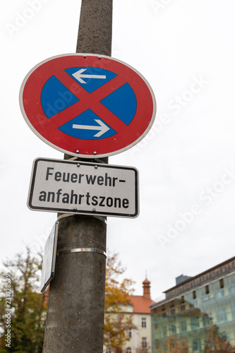 Feuerwehranfahrtszone