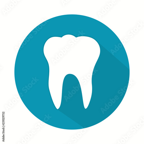 Dent icon. Tooth logotype. Dental office logo. Vector illustration