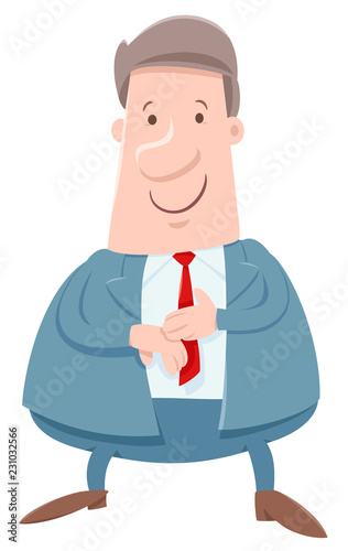 boss or businessman cartoon character
