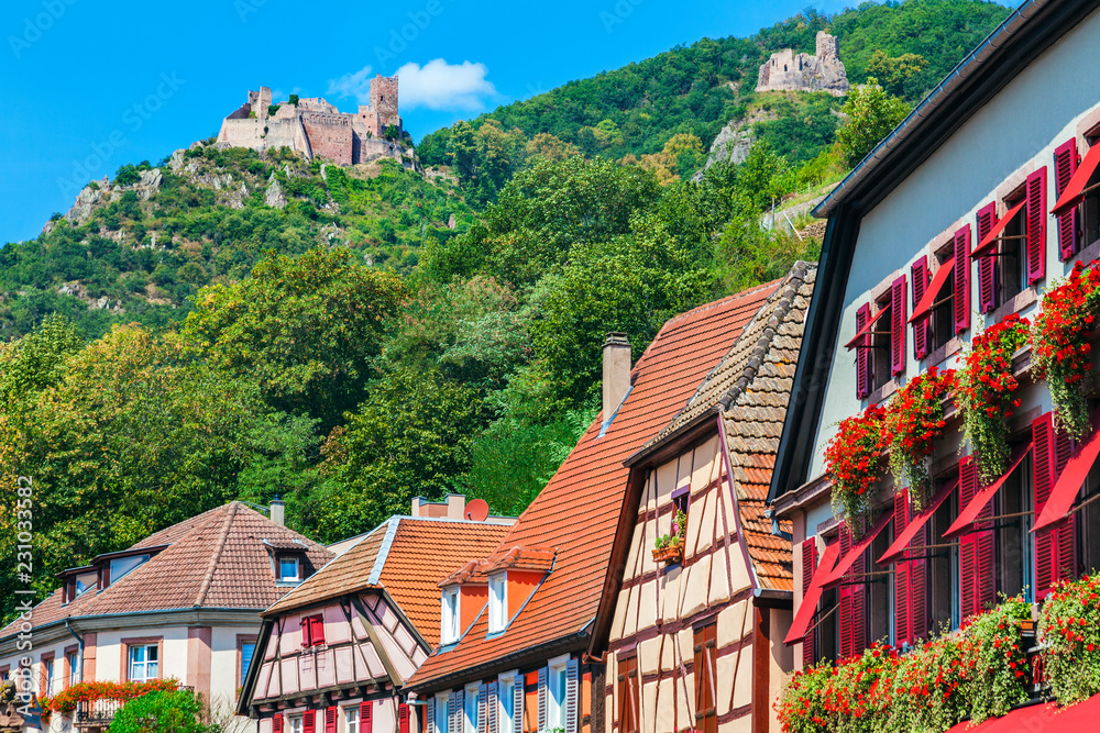 Ribeauville-riquewihr, Frankreich, Ribeauville-riquewihr, Frankreich,