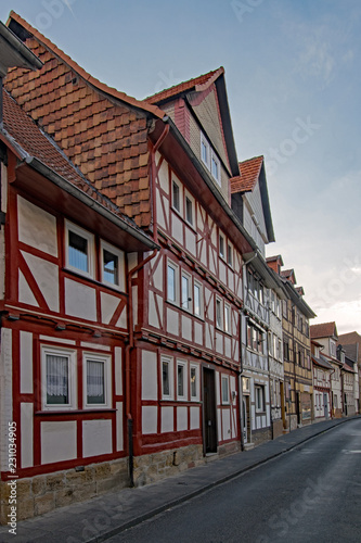 In der Altstadt von Eschwege, Werra, Hessen, Deutschland 