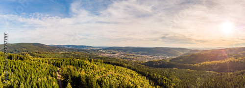 Zella-Mehlis vom Heinrichsbacher Stein aus photo