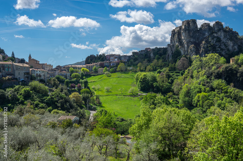 Village Gilette in France