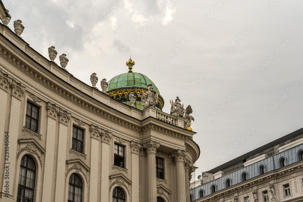 Michaelertrakt palace, Hofburg in Vienna, Austria.