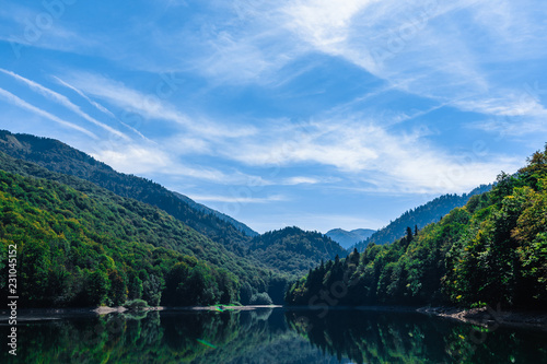 Biogradsko lake in the national park Biogradska Gora  Montenegro  Europe 