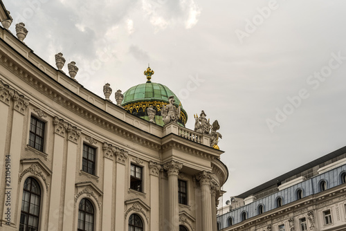 Michaelertrakt palace, Hofburg in Vienna, Austria. photo