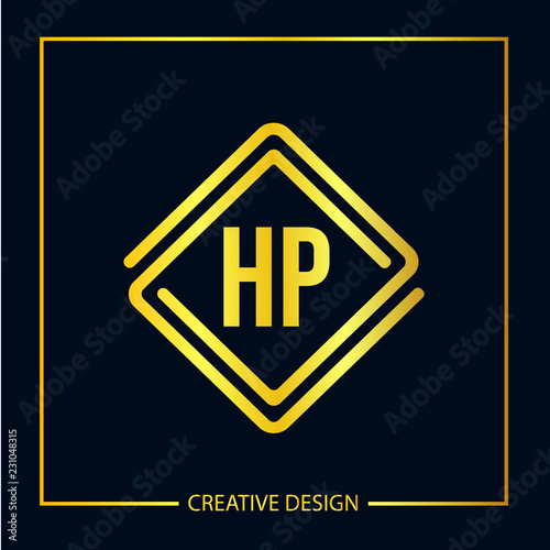 Initial Letter HP Logo Template Design Vector Illustrator