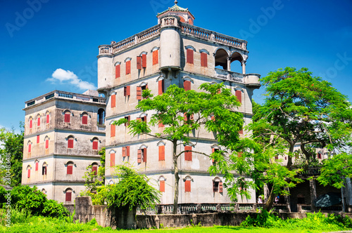 Kaiping Diaolou Village buildings photo