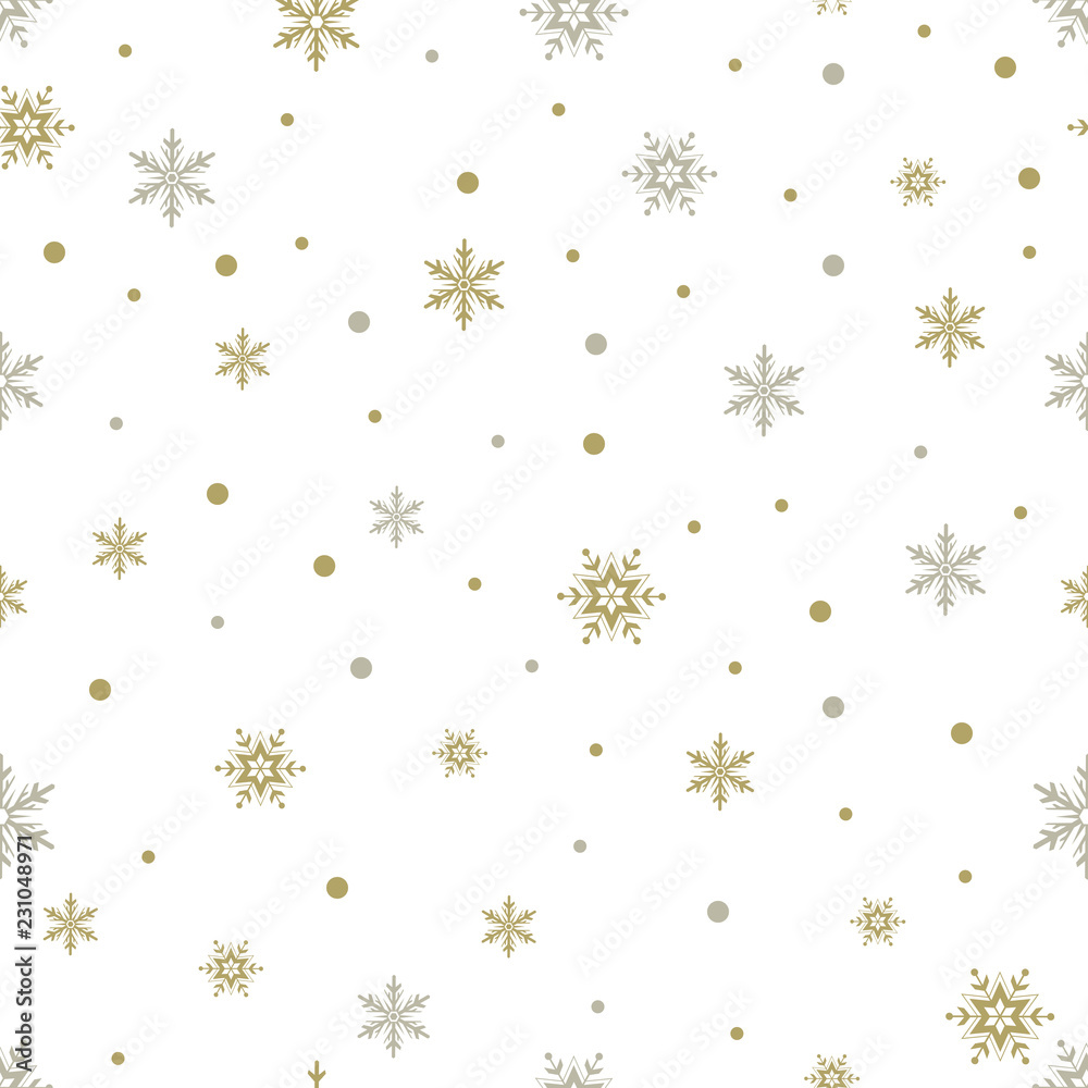 seamless pattern with snowflakes. seamless pattern with snowflakes.