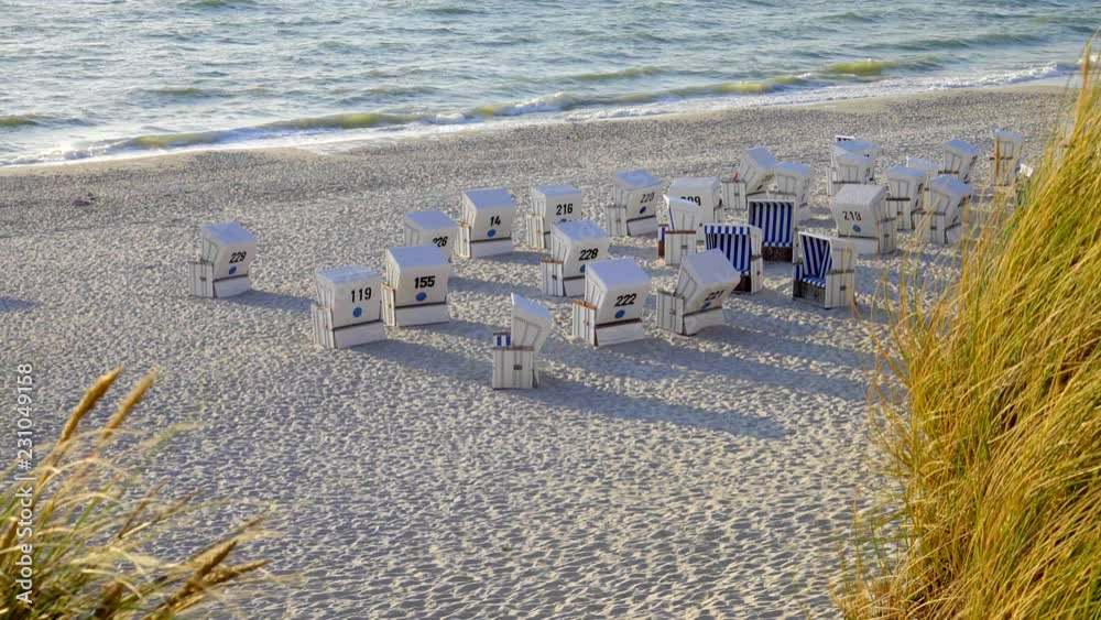 Strandkörbe am Nordseestrand 
