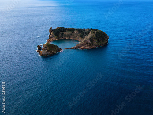 Islet of Vila Franca do Campo near San Miguel island, Azores archipelago, Portugal.