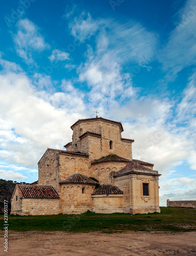 Ancient church in the fields of Valladolid