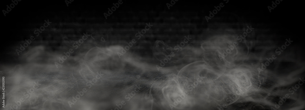 background of empty room at night, concrete floors and walls, neon light, fog, smoke, smog, sparks background of empty room at night, concrete floors and walls, neon light, fog, smoke, smog, sparks
