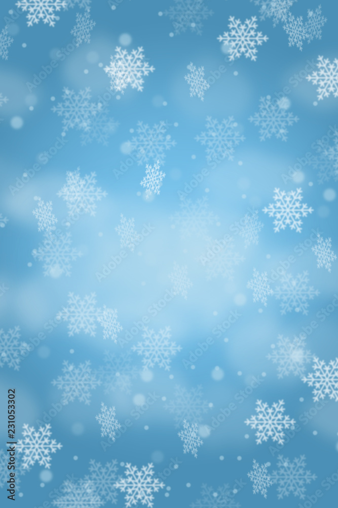 Weihnachten Hintergrund Schnee Karte Weihnachtskarte Schneeflocke Hochformat Textfreiraum Copyspace