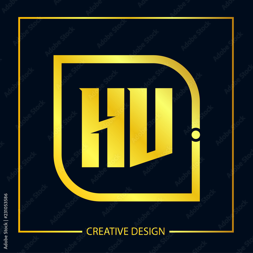 Initial Letter HV Logo Template Design Vector Illustrator Initial Letter HV Logo Template Design Vector Illustrator