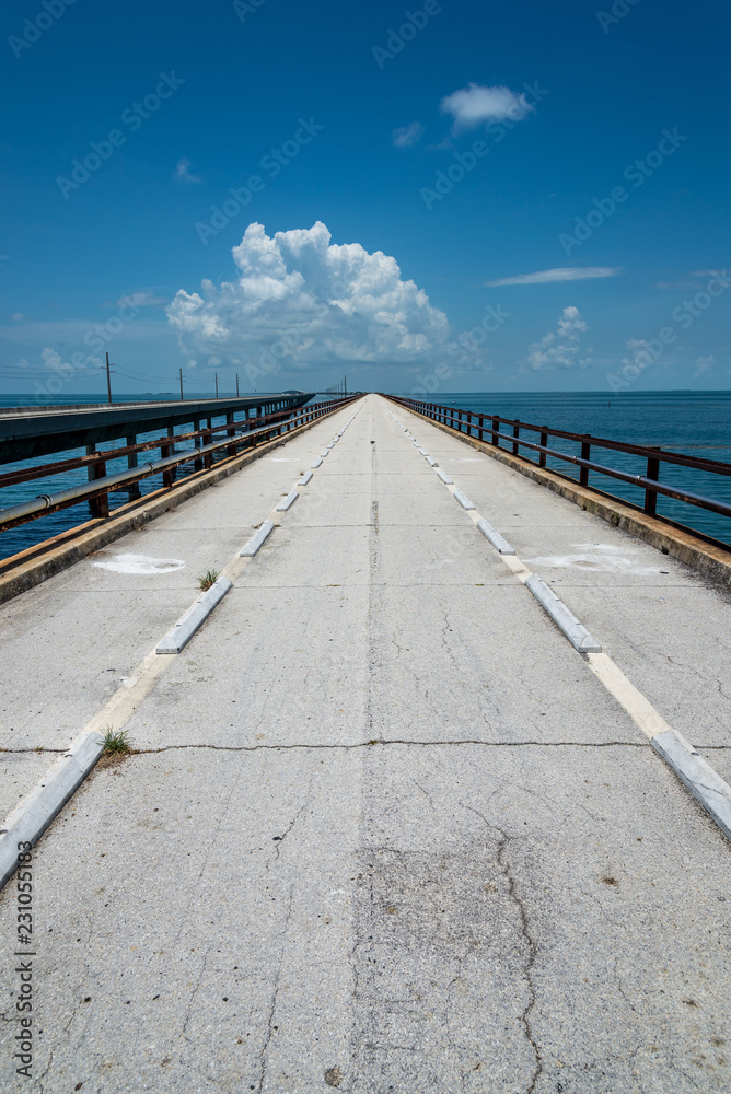 Sieben Meilen Brücke bei den Florida Keys, USA