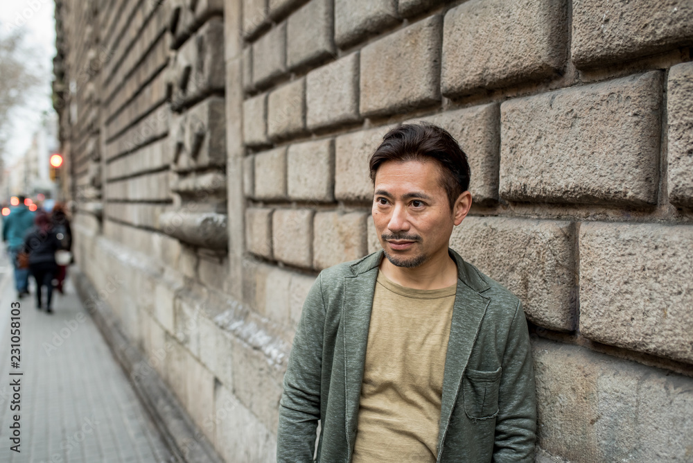 Portrait of an asian man Portrait of an asian man