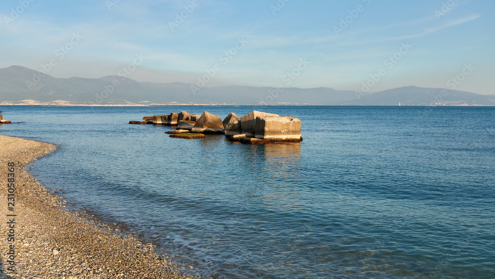 Nature and view of the Black Sea coast Nature and view of the Black Sea coast