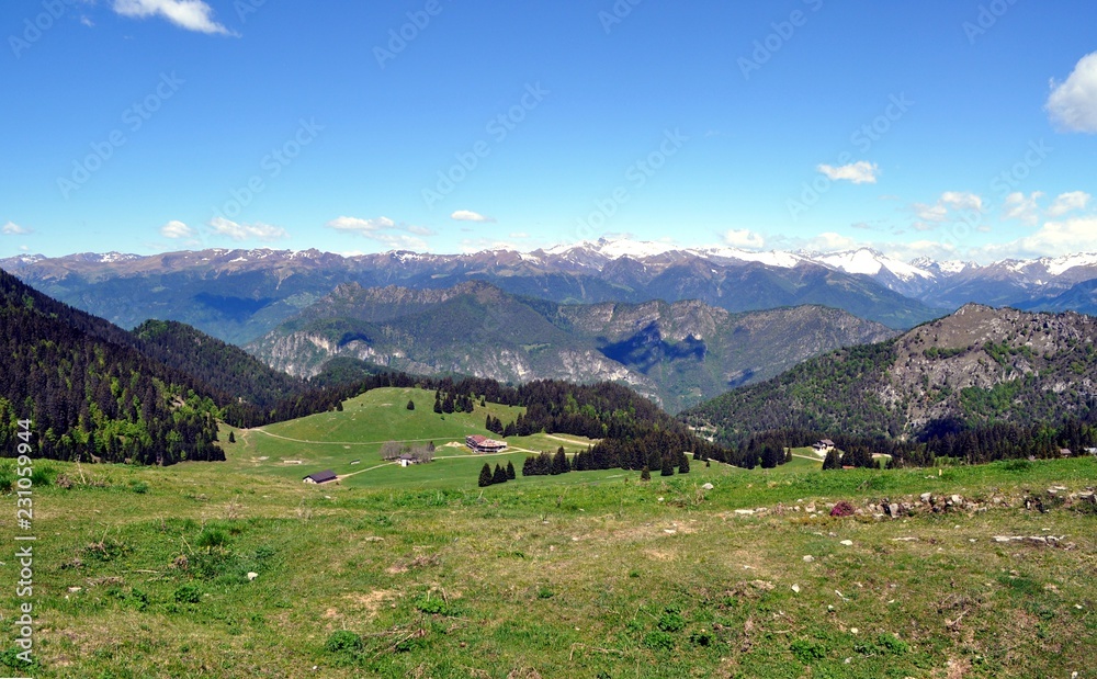 Alps on the horizon