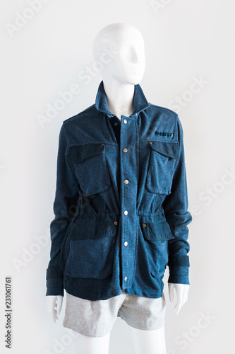 Wallpaper Mural Blue Cargo Button Up Shirt Torontodigital.ca