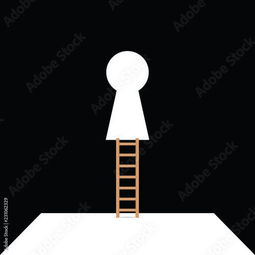 keyhole illustration