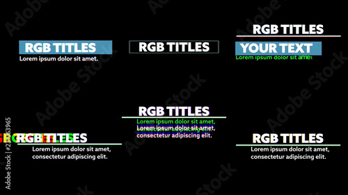RGB Titles
