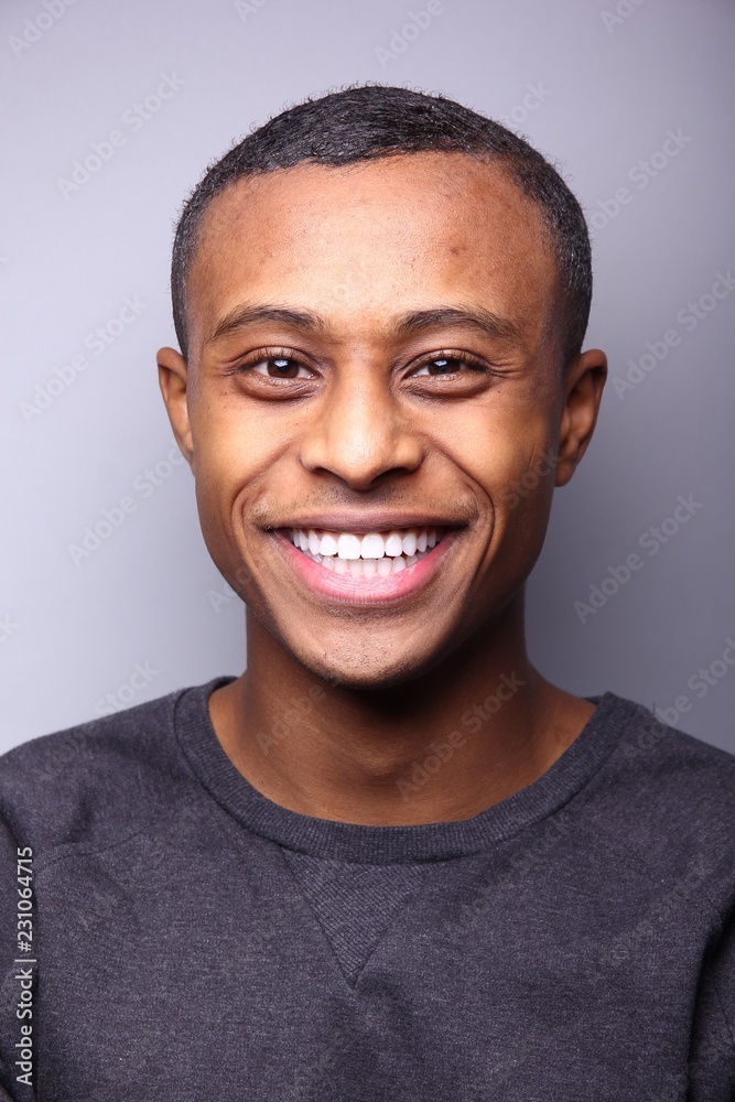 Portrait of a beautiful black man Portrait of a beautiful black man