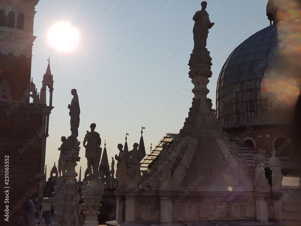 Monuments on doges palace