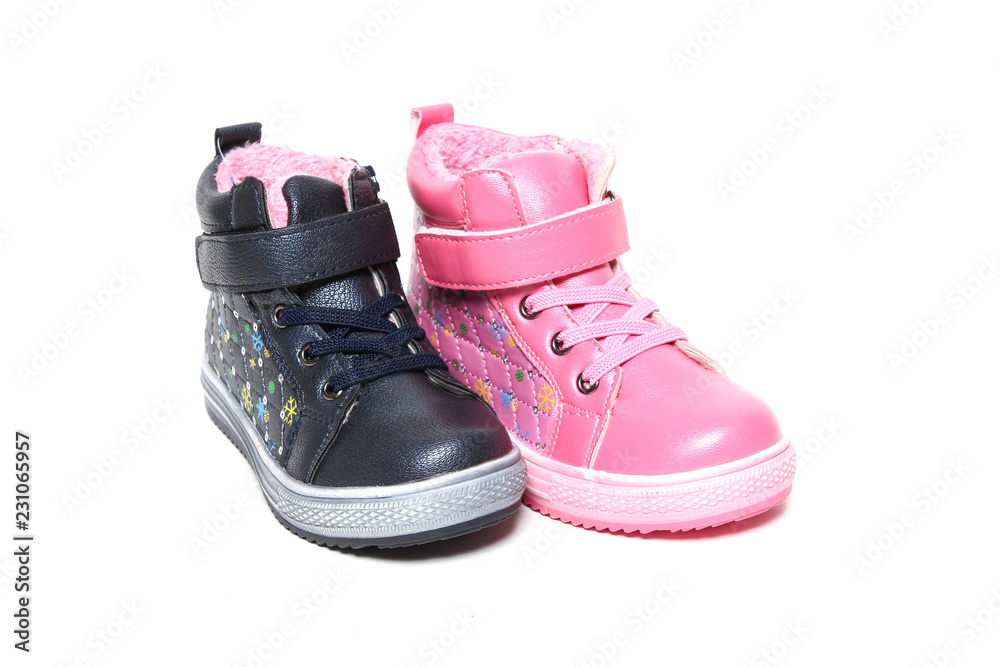 Demi season kids shoe on white Demi season kids shoe on white